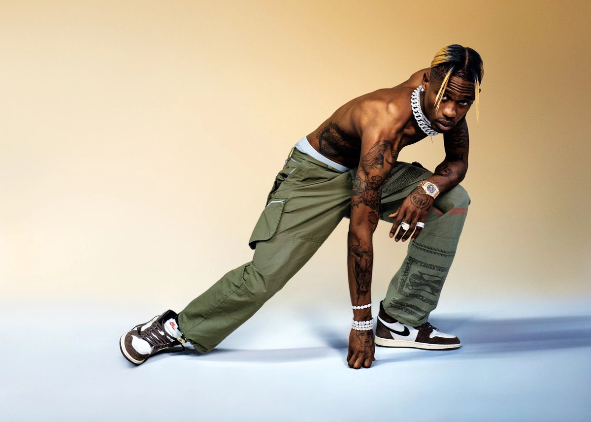 travis scott in jordans