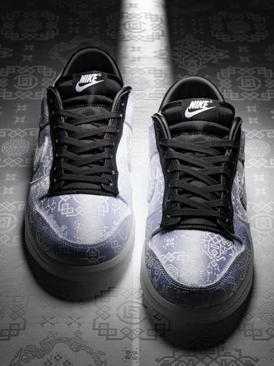 What's Under the Silk? The CLOT X FRAGMENT DESIGN X NIKE DUNK Revealed sneakerize.gr