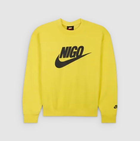 NIGO x Nike NRG Crew Fleece Green L ナイキ NIGO x Nike NRG Crewneck Sweatshirt Fleece 5colors XS-2XL