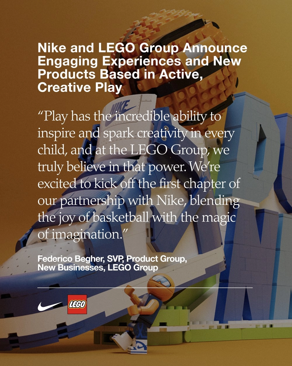 Nike x LEGO Creative Play Partnership Unveiled, Sneakerize.gr