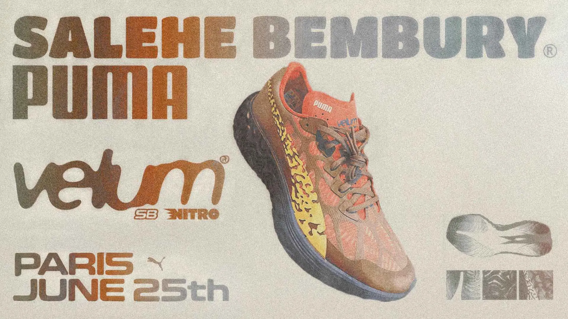 Salehe Bembury x Puma Velum Debuts in Paris, Sneakerize.gr