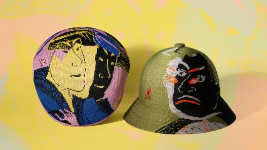 Kangol x Tadanori Yokoo: A Bold Collision of Art and Headwear, Sneakerize.gr