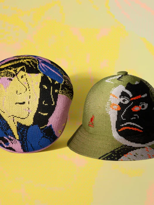 Kangol x Tadanori Yokoo: A Bold Collision of Art and Headwear, Sneakerize.gr