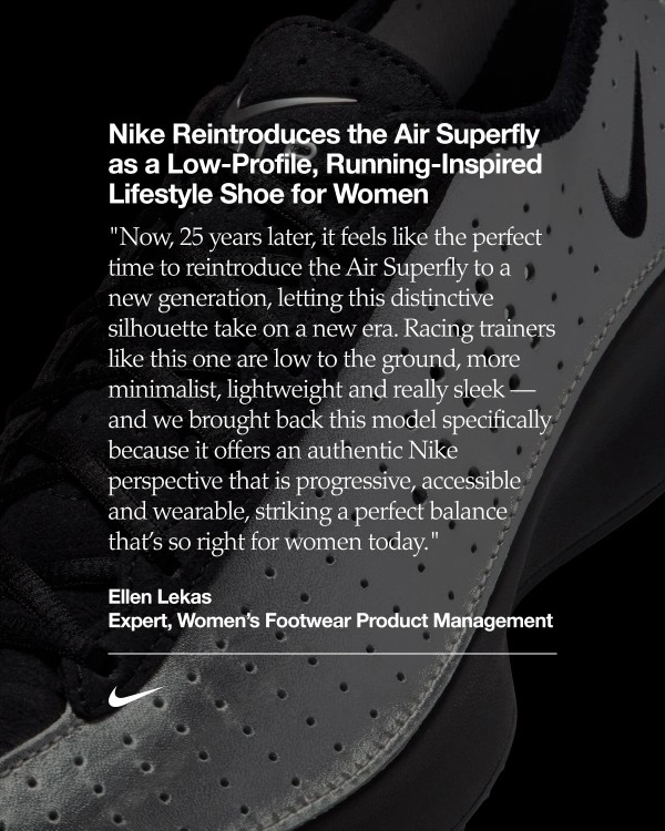 Nike Air Superfly Returns in Sleek Women's Design, Sneakerize.gr