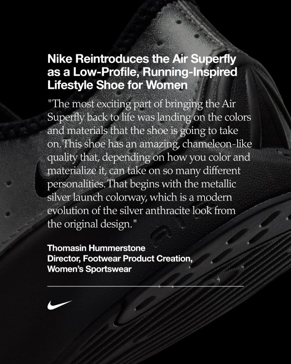 Nike Air Superfly Returns in Sleek Women's Design, Sneakerize.gr