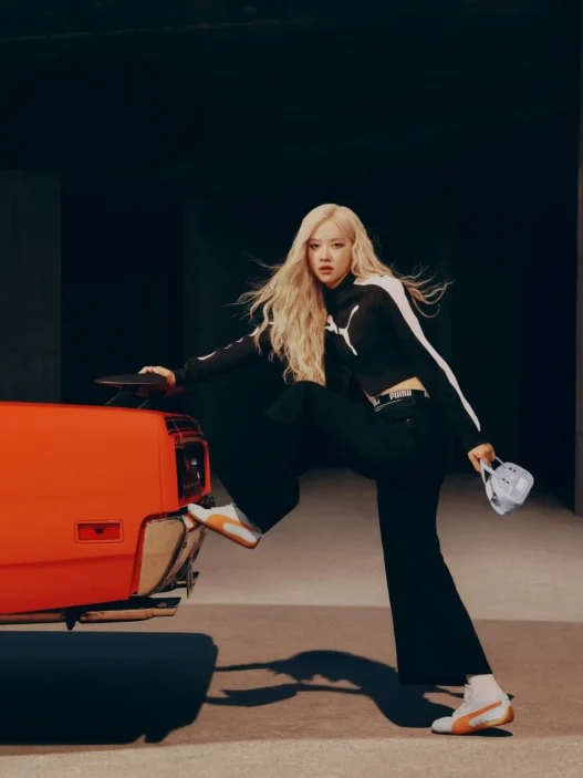 Rosé and the Puma Speedcat Ignite Style, Sneakerize.gr
