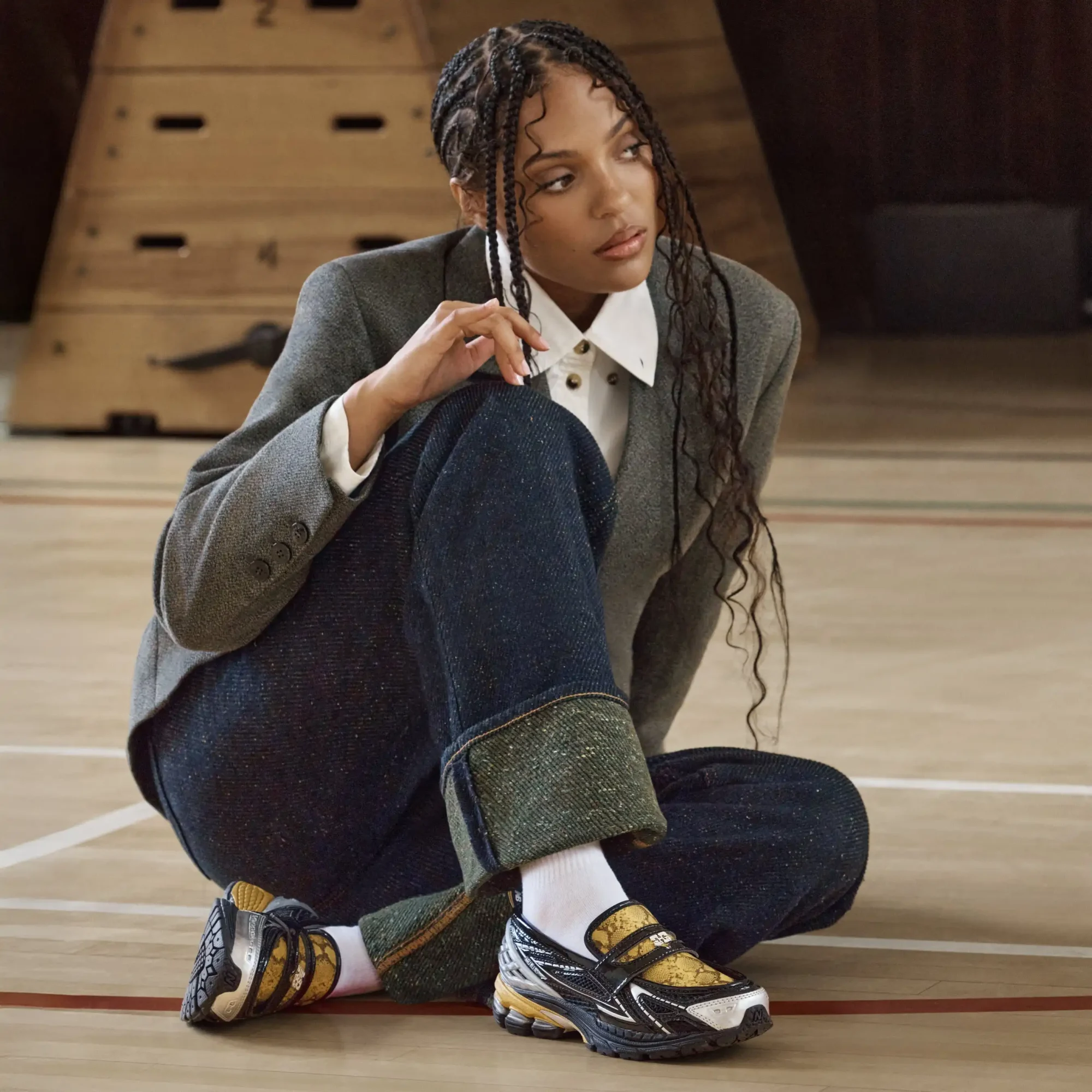 GANNI x New Balance 1906L Redefines Sneaker-Loafer Style, U1906LGA, Sneakerize.gr