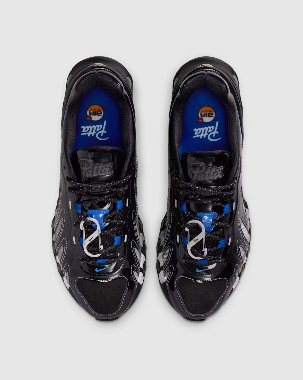 Patta x Nike Air Max DN8 Black and Metallic Silver, IB4029-001, Sneakerize.gr